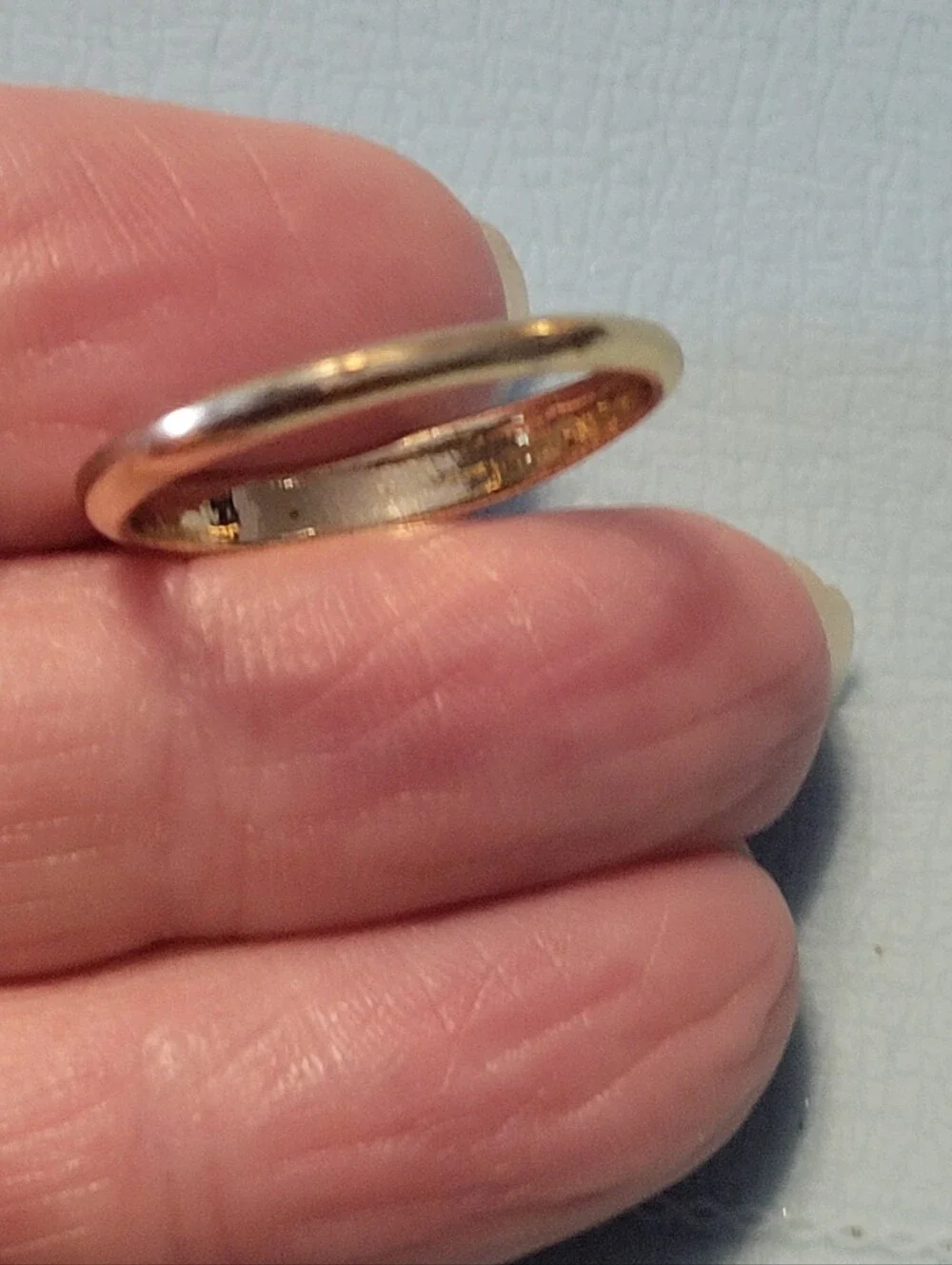 Dome Simple Gold Band Ring
